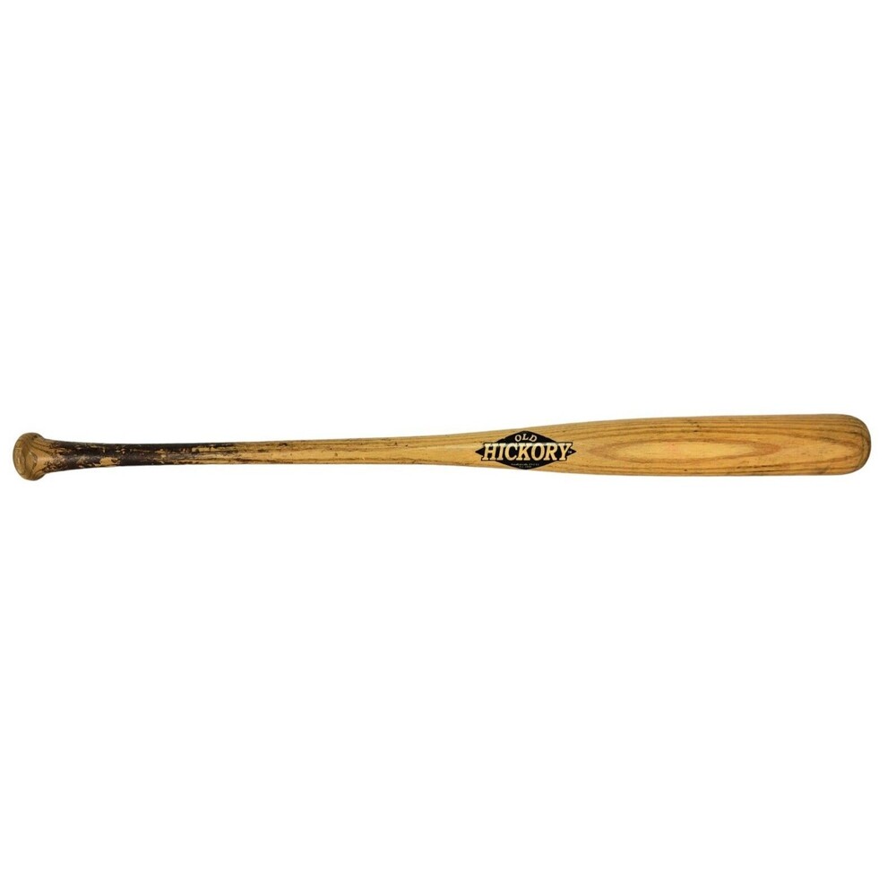 Vintage Old Hickory Wood Corked Baseball Bat Steven Candelaria 34.0 Pro Ash API